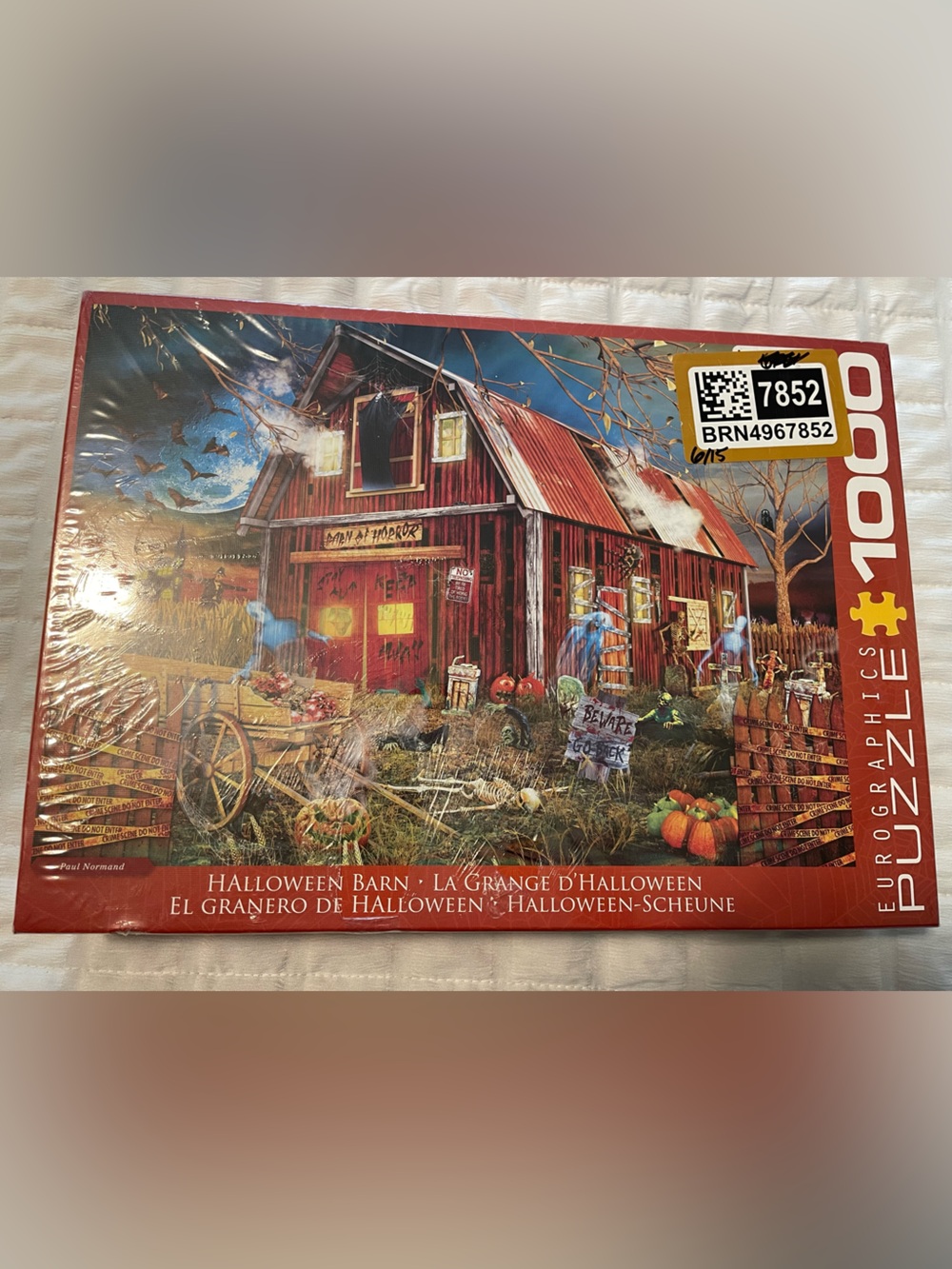 Eurographics Halloween Barn 1000-Piece Jigsaw Puzzle - Red